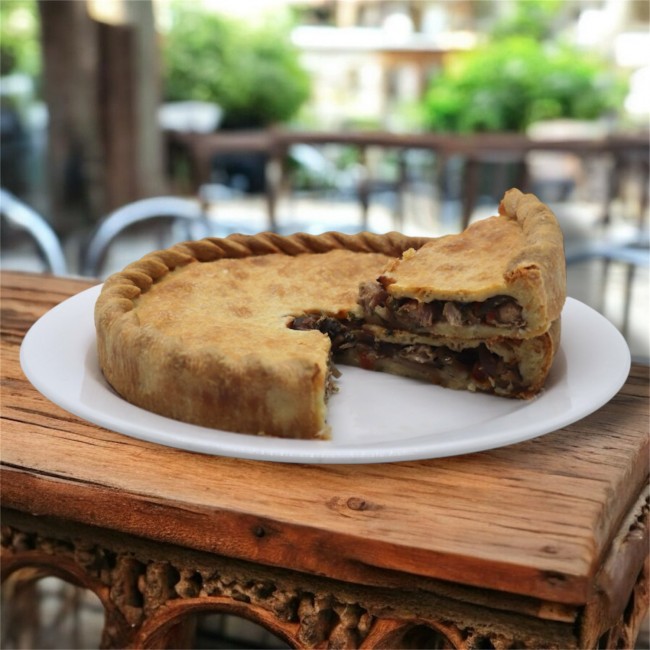 Ароматный слоеный пирог BBQ